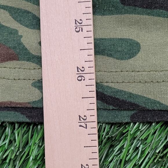 Vintage 90s Tru-Spec Woodland Camo Shirt Small 18x27 Green Brown - Picture 10 of 10